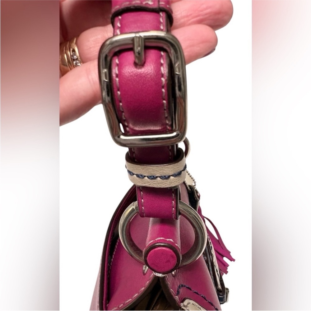 Coach Mini Willis 70th Anniversary Legacy Colorblock in Berry Slate 21741 2012 - Picture 12 of 17